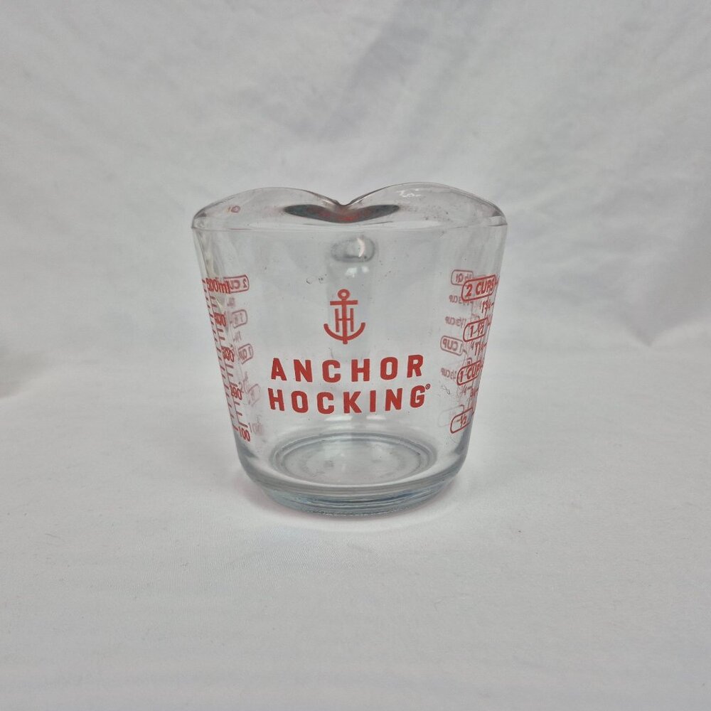 Anchor Hocking Glass Measuring Cup 16oz 0.5qt 500ml VINTAGE